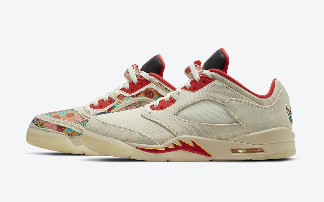 スニーカー jordan5 low China Air Jordan 5 Low Chinese New Year ganha data de lançamento | THE GAME