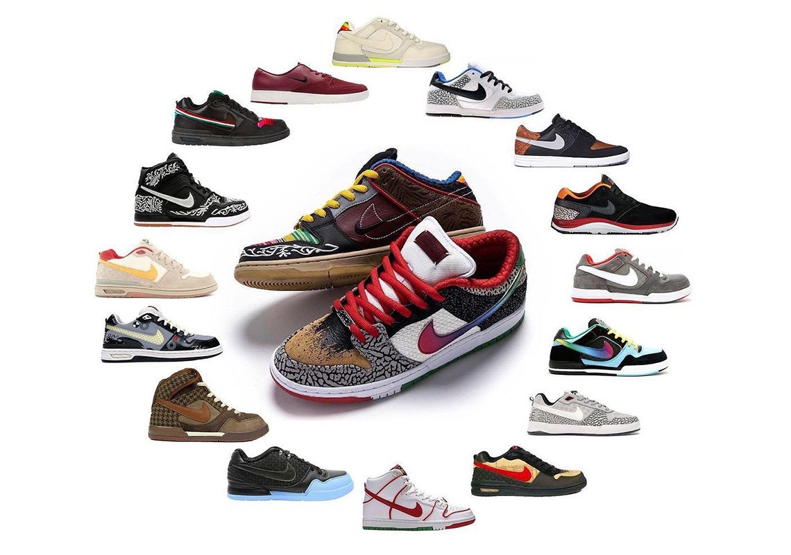 As vários silhuetas de Paul Rodriguez que aparecem no novo Dunk