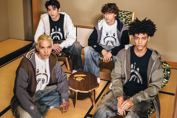 BAPE celebra 20 anos do casaco Shark Full Zip Hoodie com nova