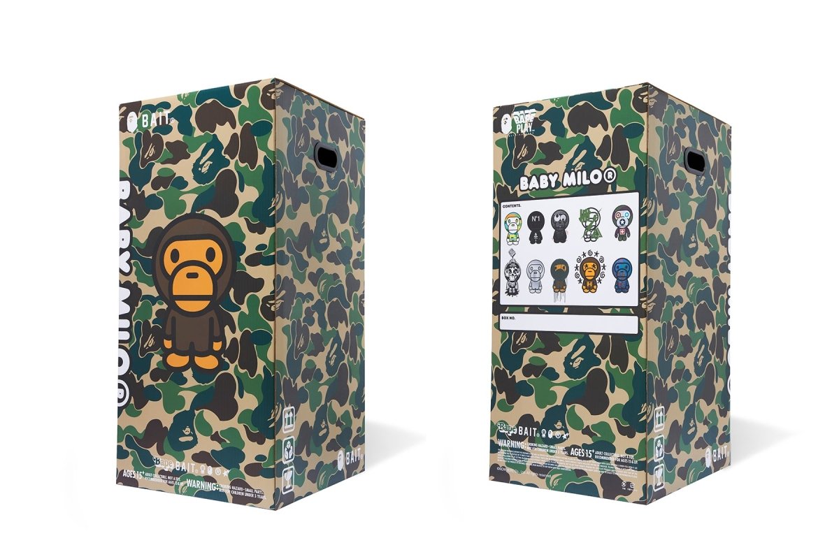 BAPE e BAIT lançam nova coleção Baby Milo de 8 polegadas | THE GAME BAPE e BAIT lançam nova coleção Baby Milo de 8 polegadas | THE GAME