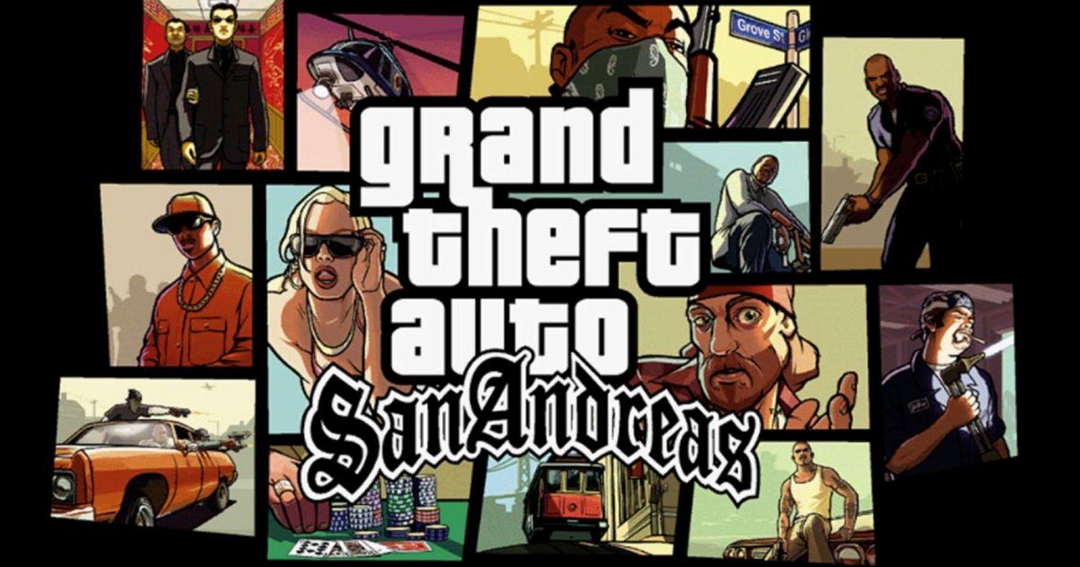 Grand Theft Auto T Shirt Novo Jogo GTA San Andreas Grand Theft