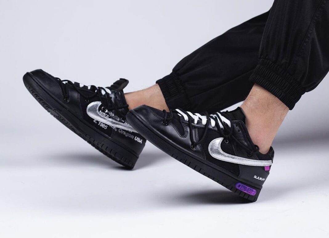 Off-White anuncia lançamento de interações 01/50 e 50/50 do Dunk Low THE 50