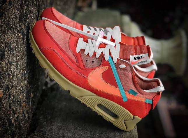 Snkrs off white store air max 90