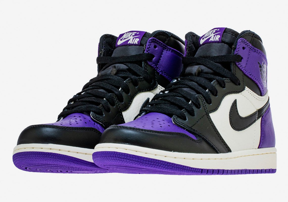 シューズ(男性用) Air Jordan 1 Retri High OG Court Purple Todas as atenções para o lançamento do Air Jordan 1 Retro High OG