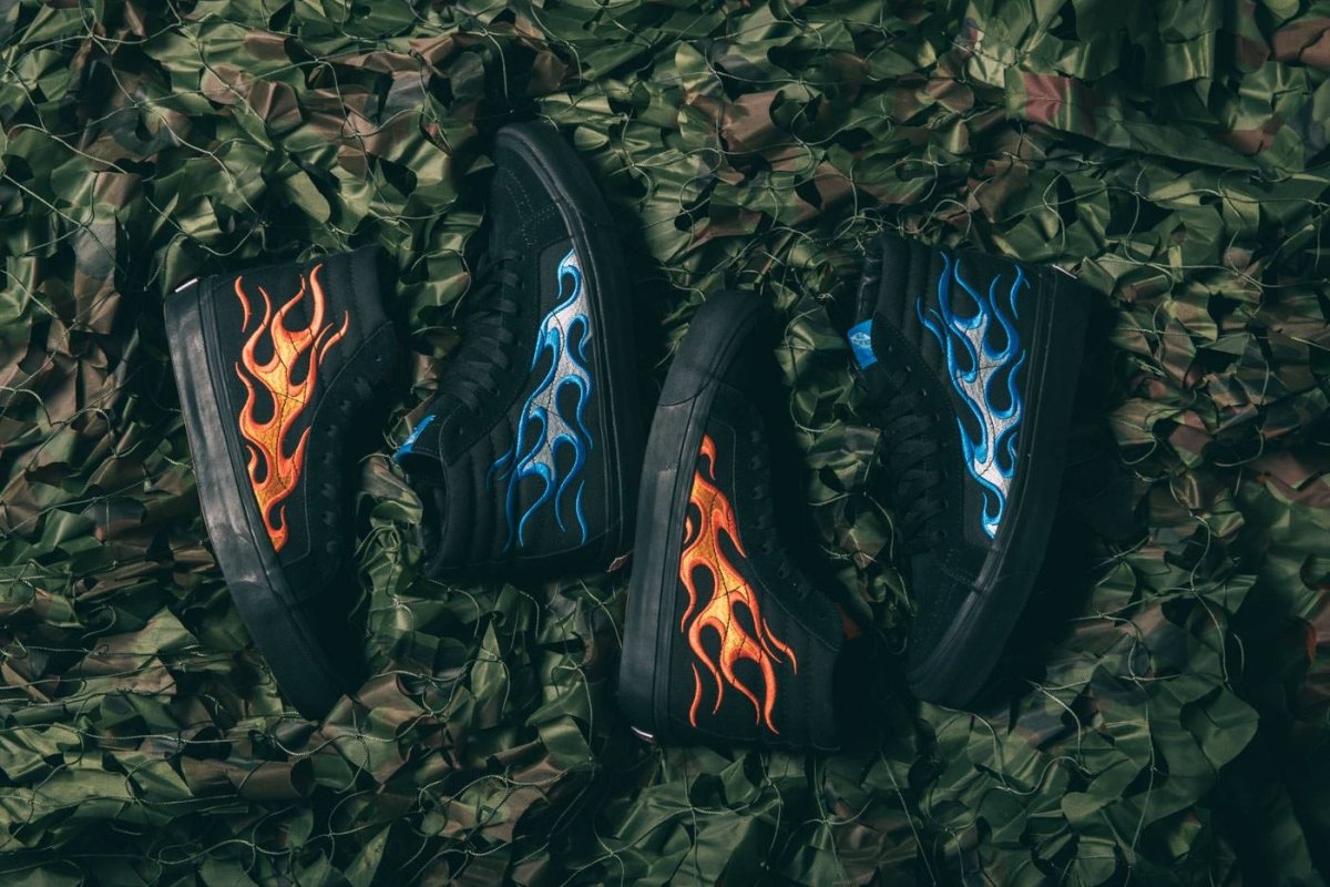 29cm WTAPS x vans flame 青