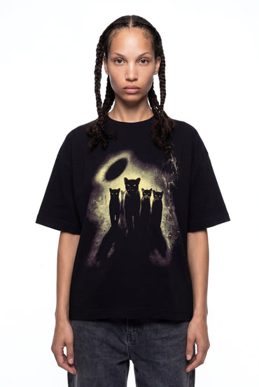 Alcateia Boxy Tee "Black"