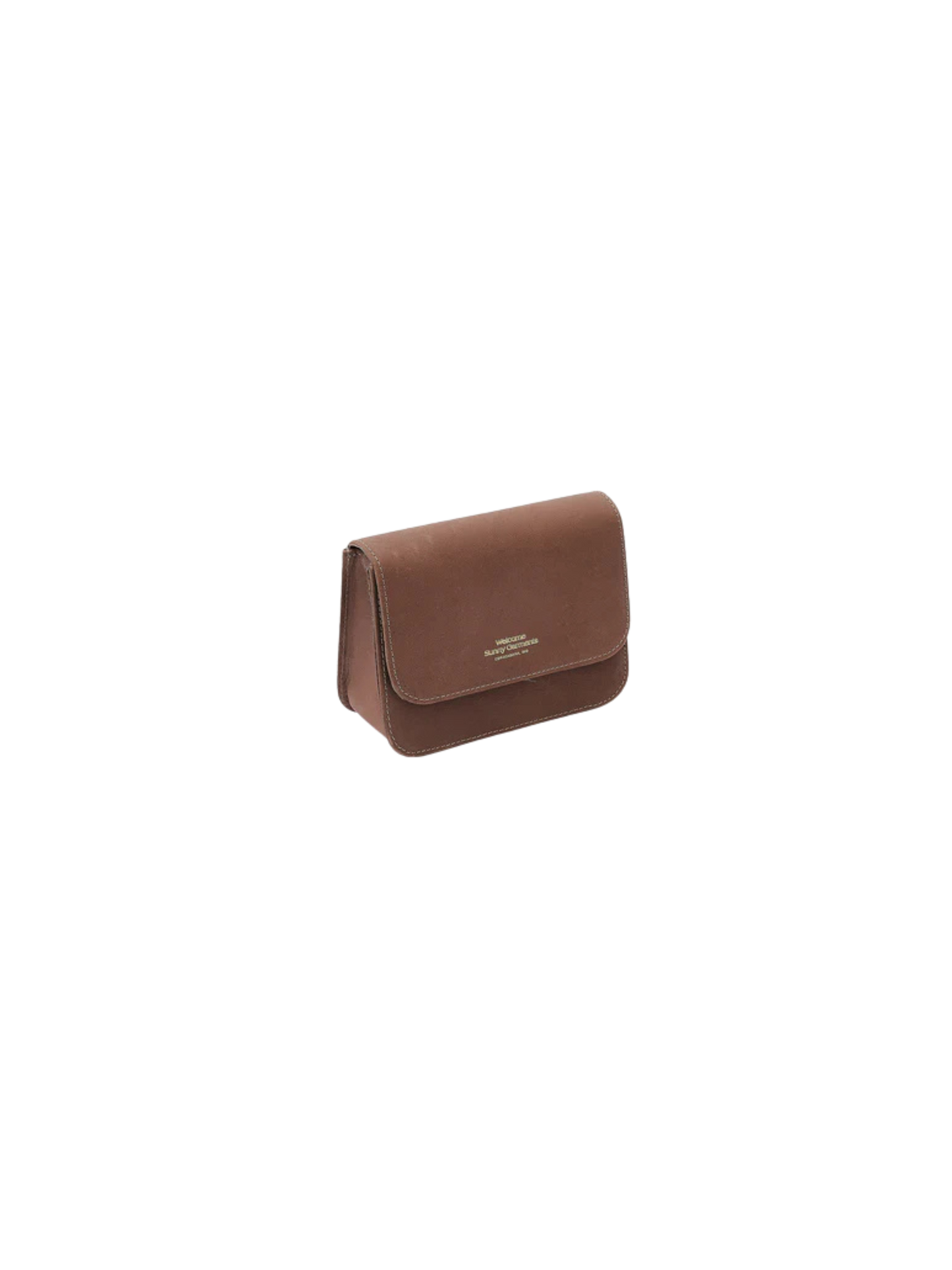 Bolsa de Couro Lafaiete "Marrom Conhaque"