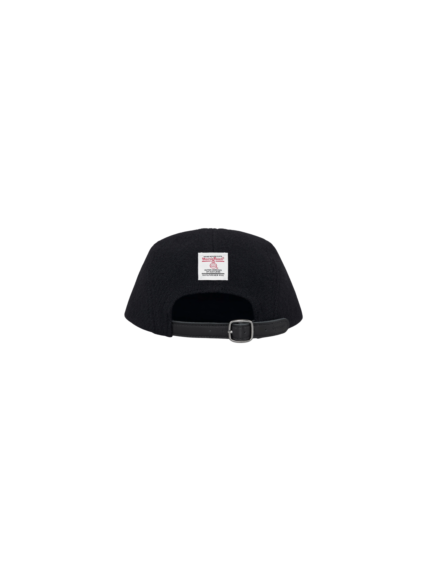 Harris Tweed Camp Cap "Black"
