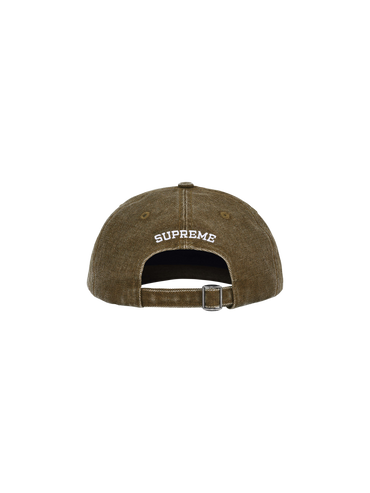 Pigment Coated Canvas S Logo 6-Panel "Olive"