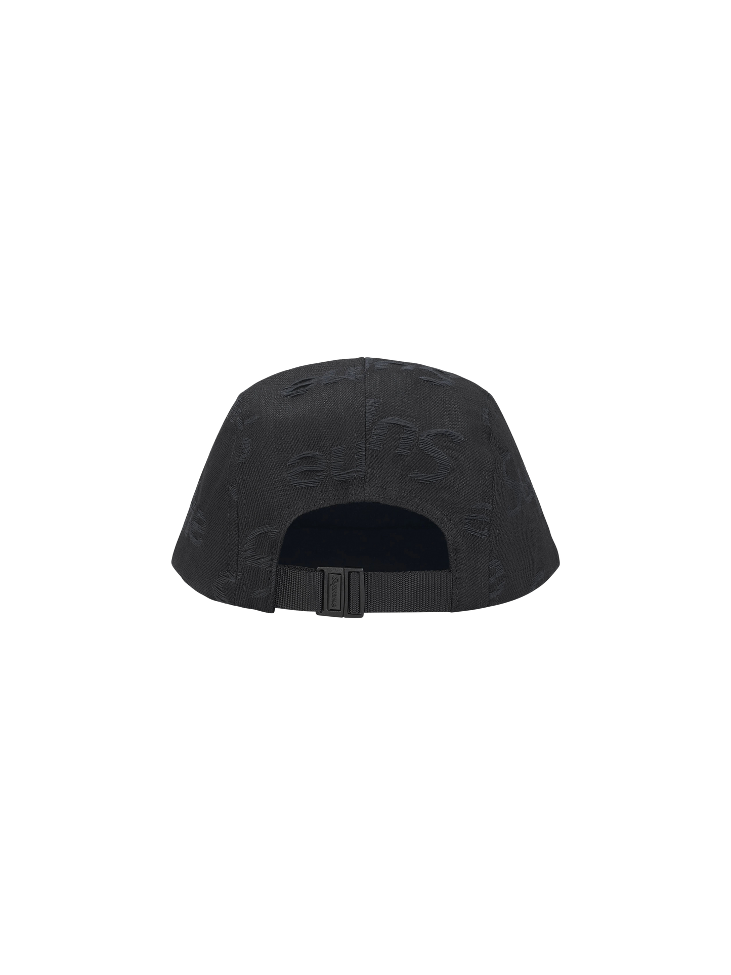 Jacquard Logos Denim Camp Cap "Black"