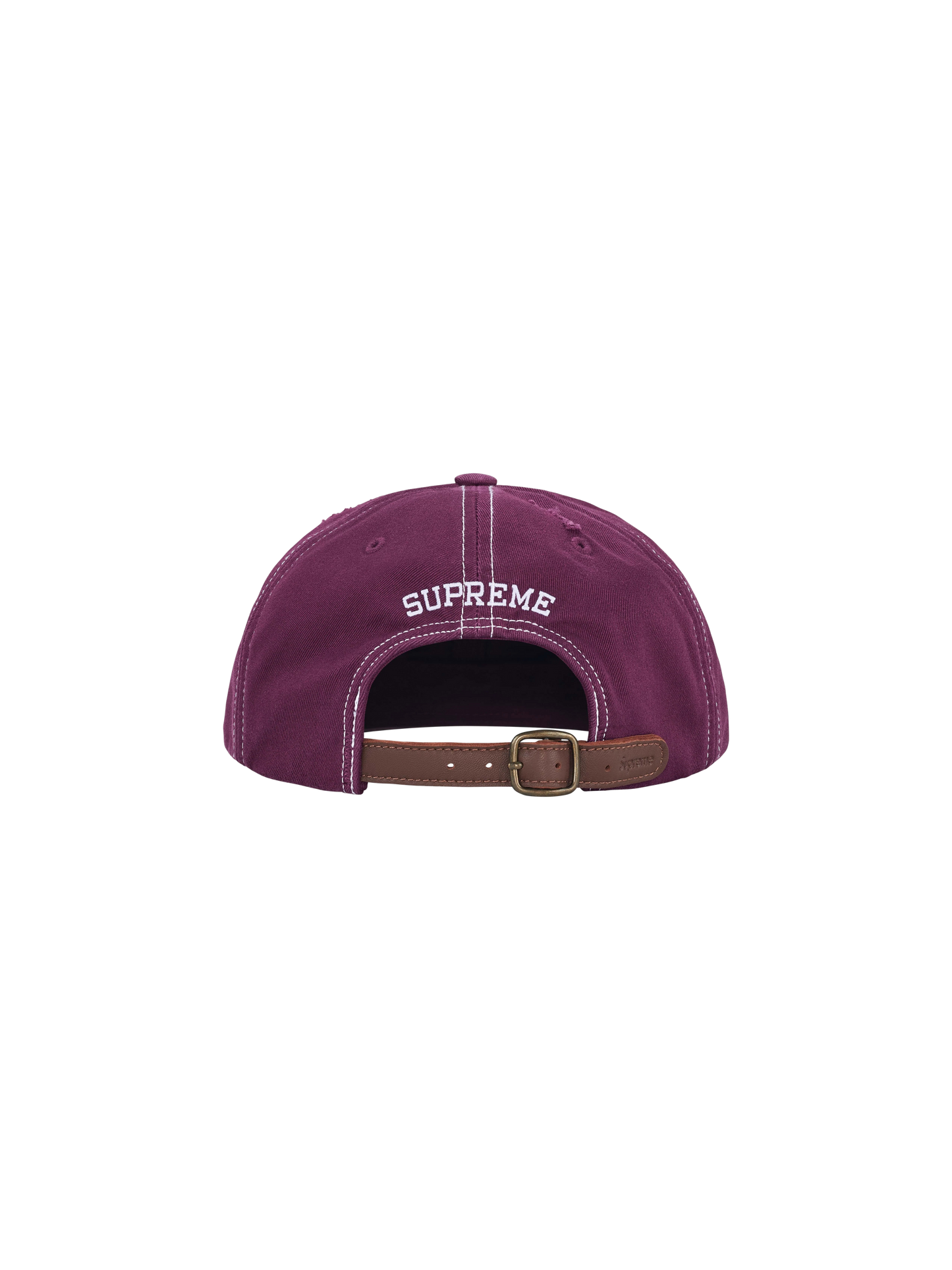 Distressed Script 6-Panel "Dark Purple"