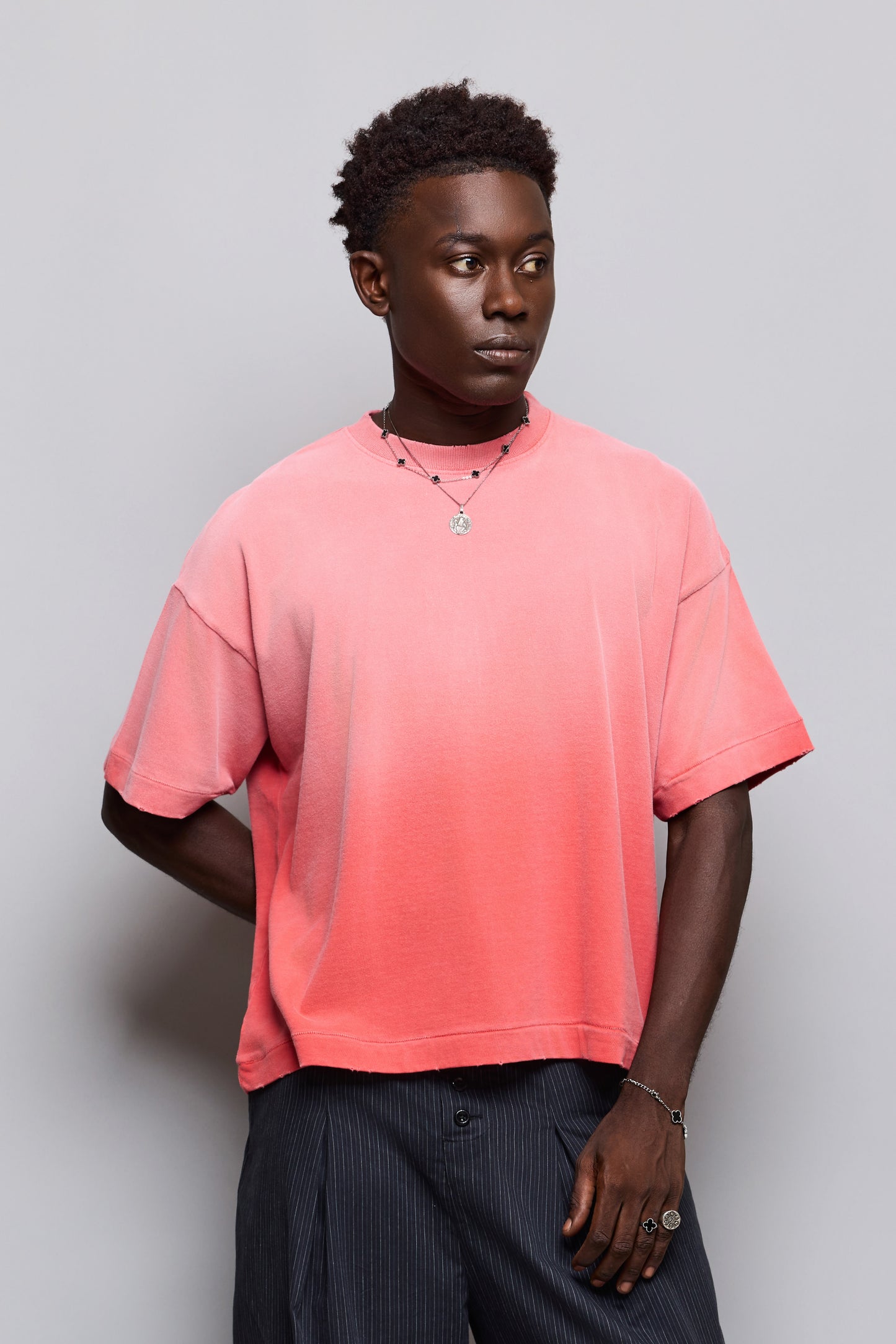 T-Shirt EGHO Camiseta Boxy Dirty "Red" - THE GAME