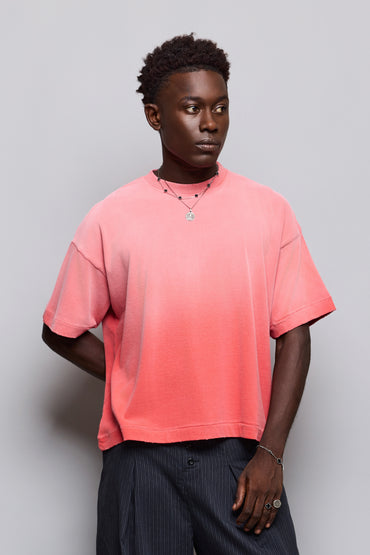 T-Shirt EGHO Camiseta Boxy Dirty "Red" - THE GAME