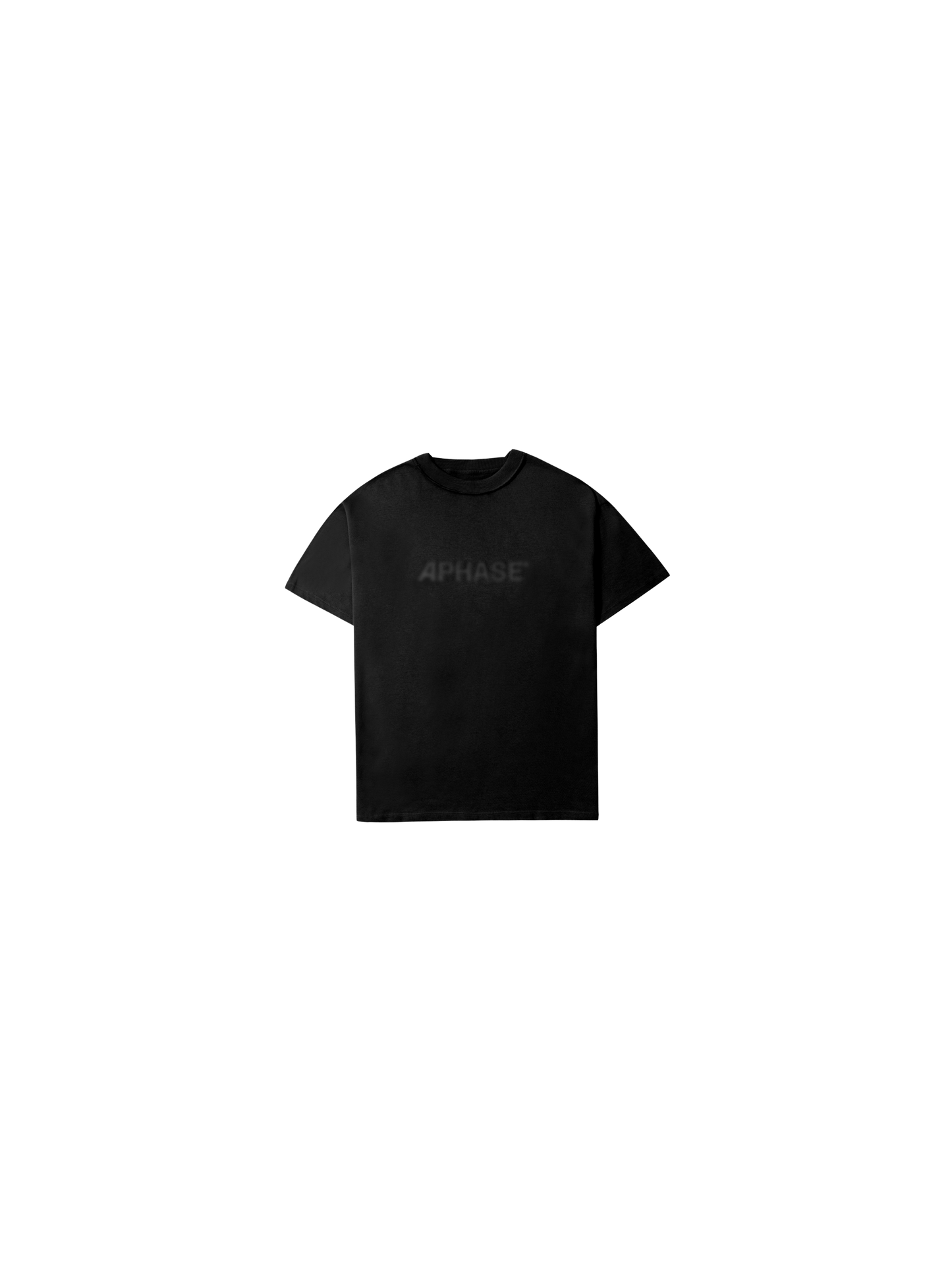 T-Shirt APHASE Blur T-Shirt "Used Black" - THE GAME