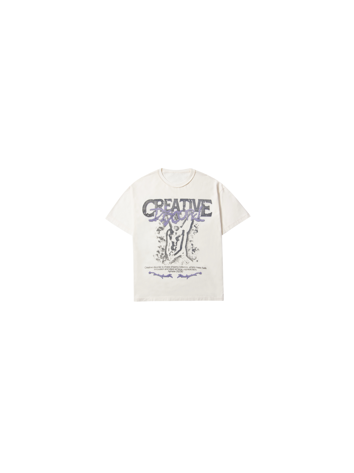 T-Shirt APHASE Creative Discord T-Shirt "Off White" - THE GAME