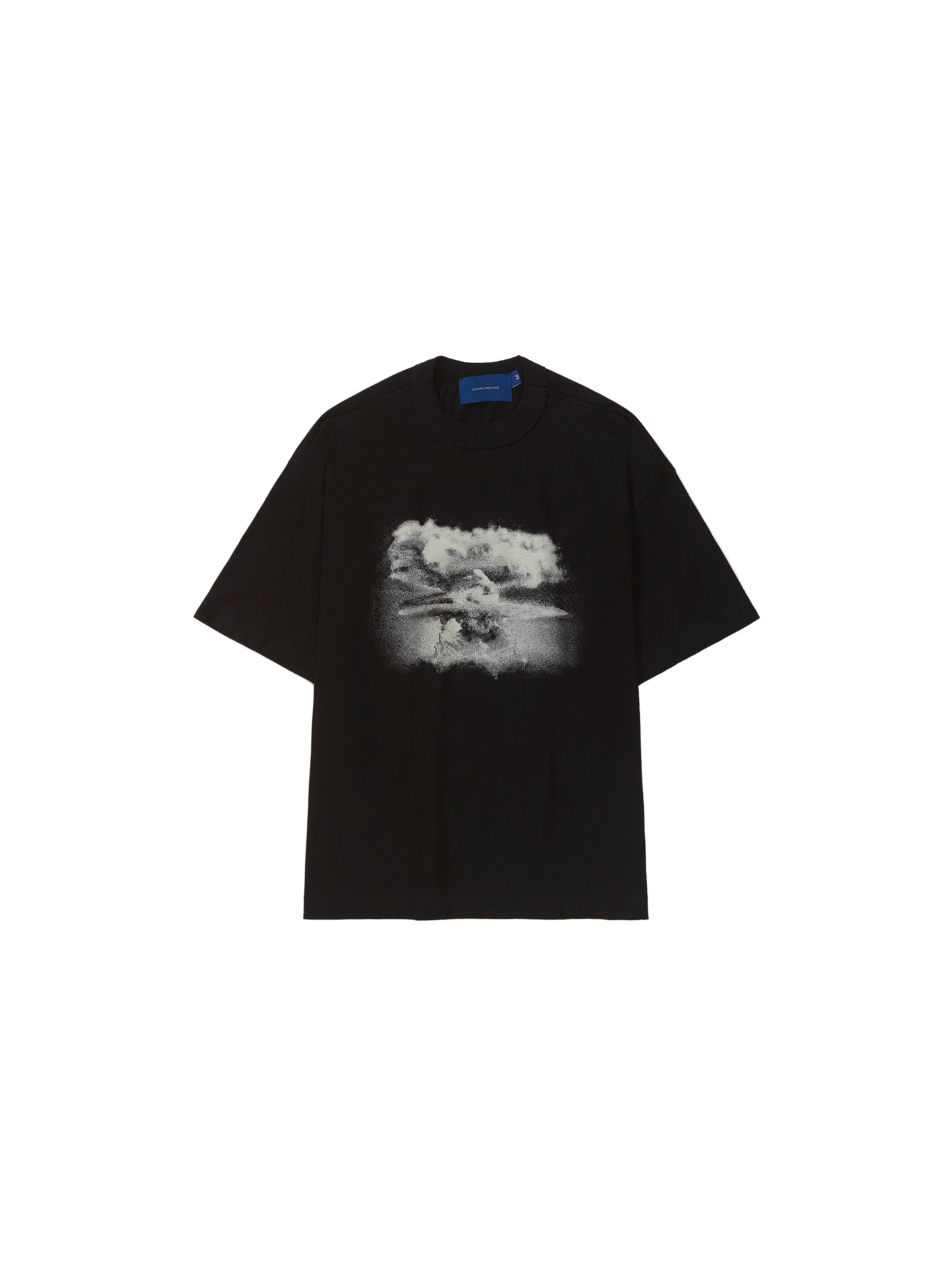 Camiseta 24 de Outubro Boxy "Preto"
