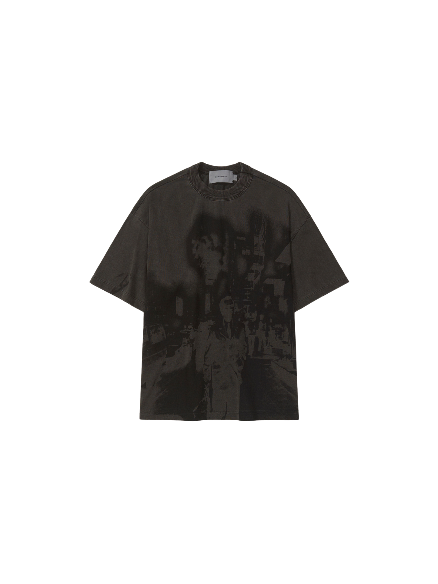 Camiseta Bomba Cidade Boxy "Stoned Preto"