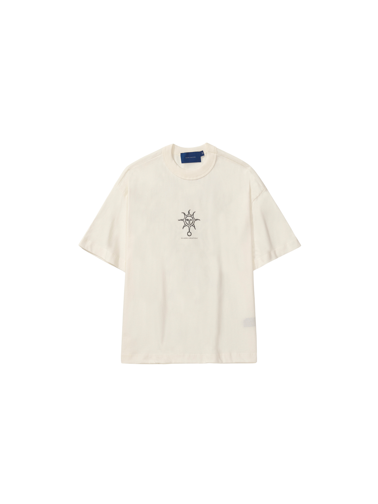 Camiseta Sol em S.A. Boxy "Off White"