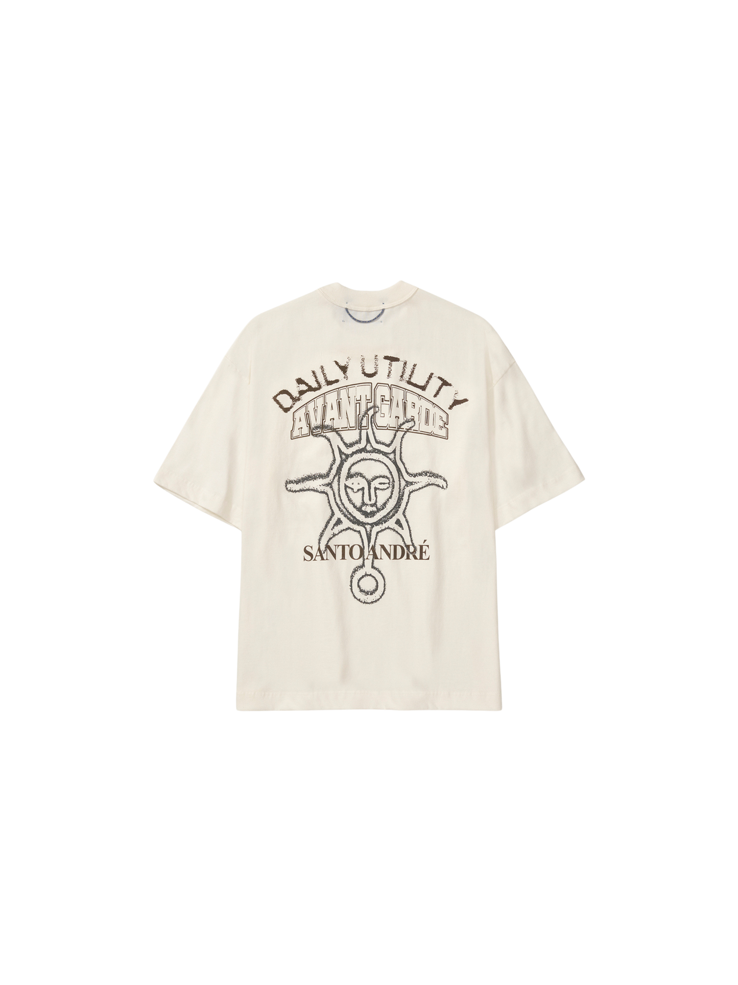 Camiseta Sol em S.A. Boxy "Off White"