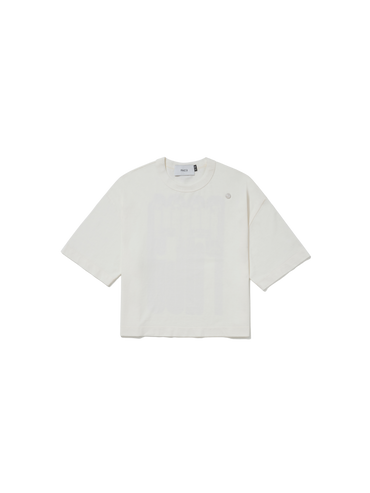 Iridium Over Boxy Tee "Off White"