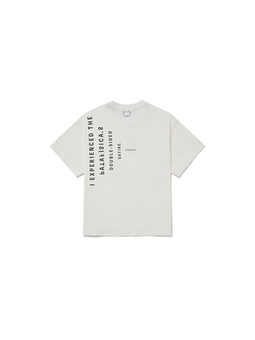 Double Satire Tee "Off White"