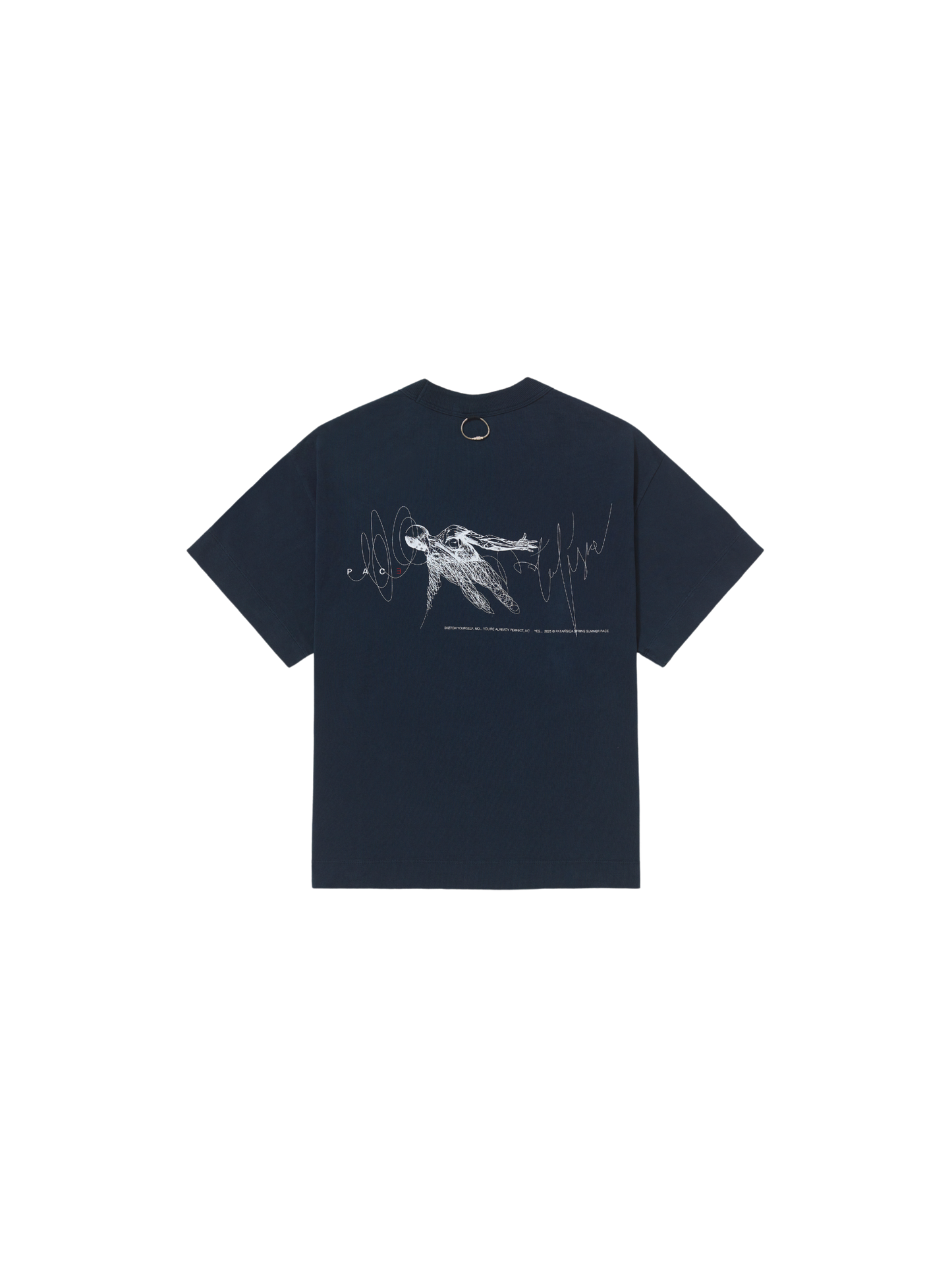 Sketch Yourself Tee "Navy Blue"