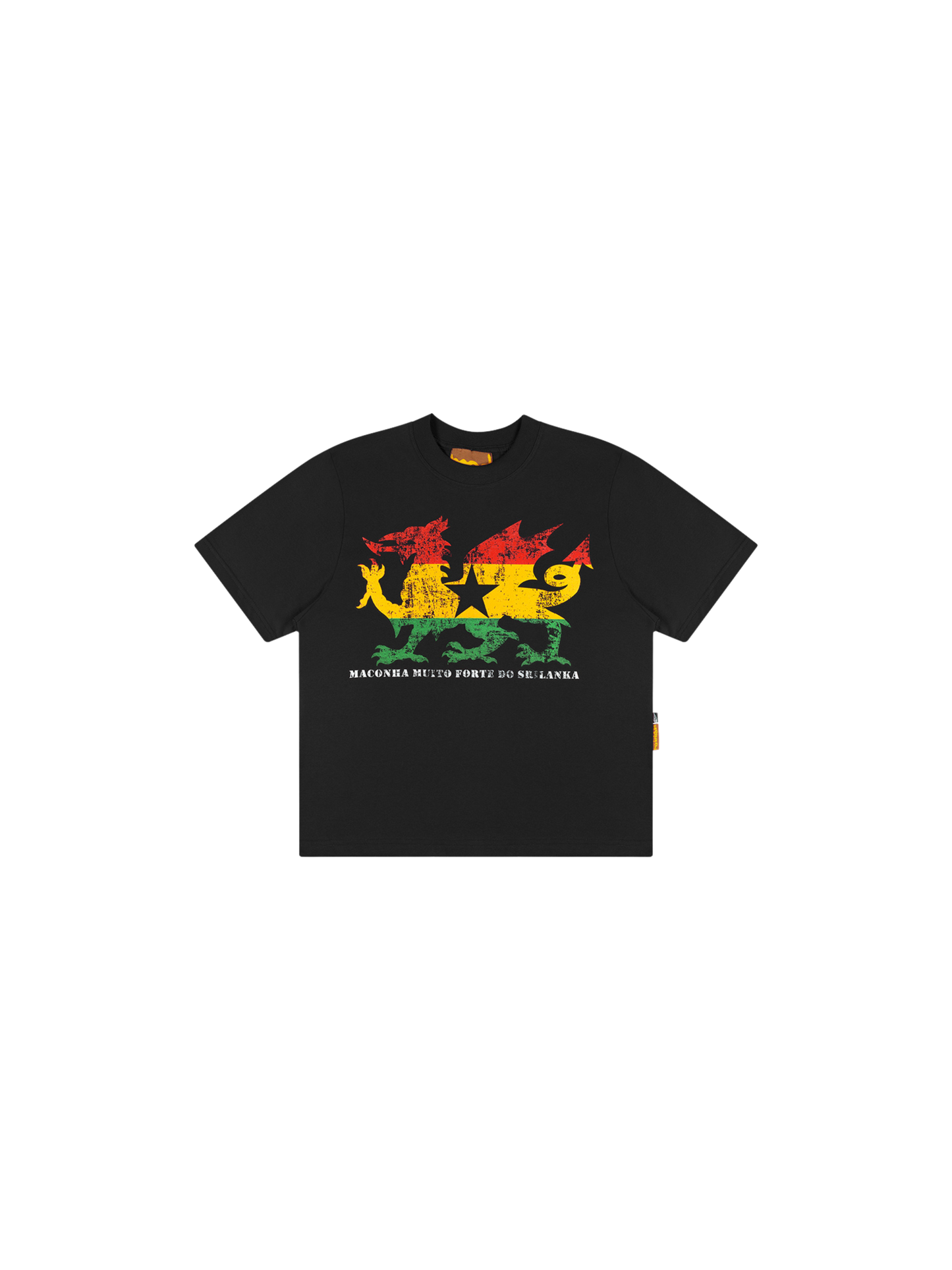 Camiseta Maconha Muito Forte da Srilanka "Preta"