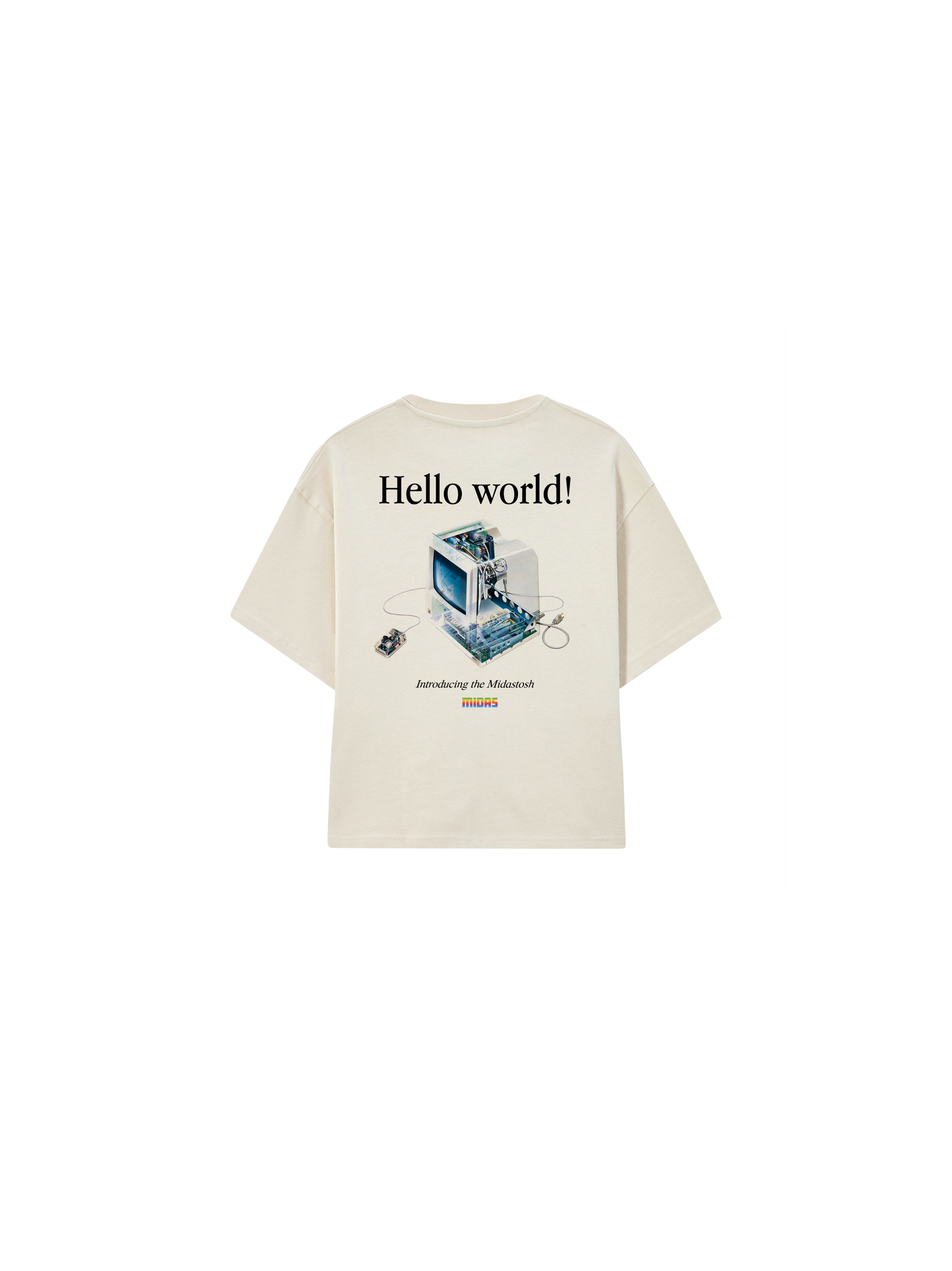 Midastosh Boxy T-shirt "Off-White"