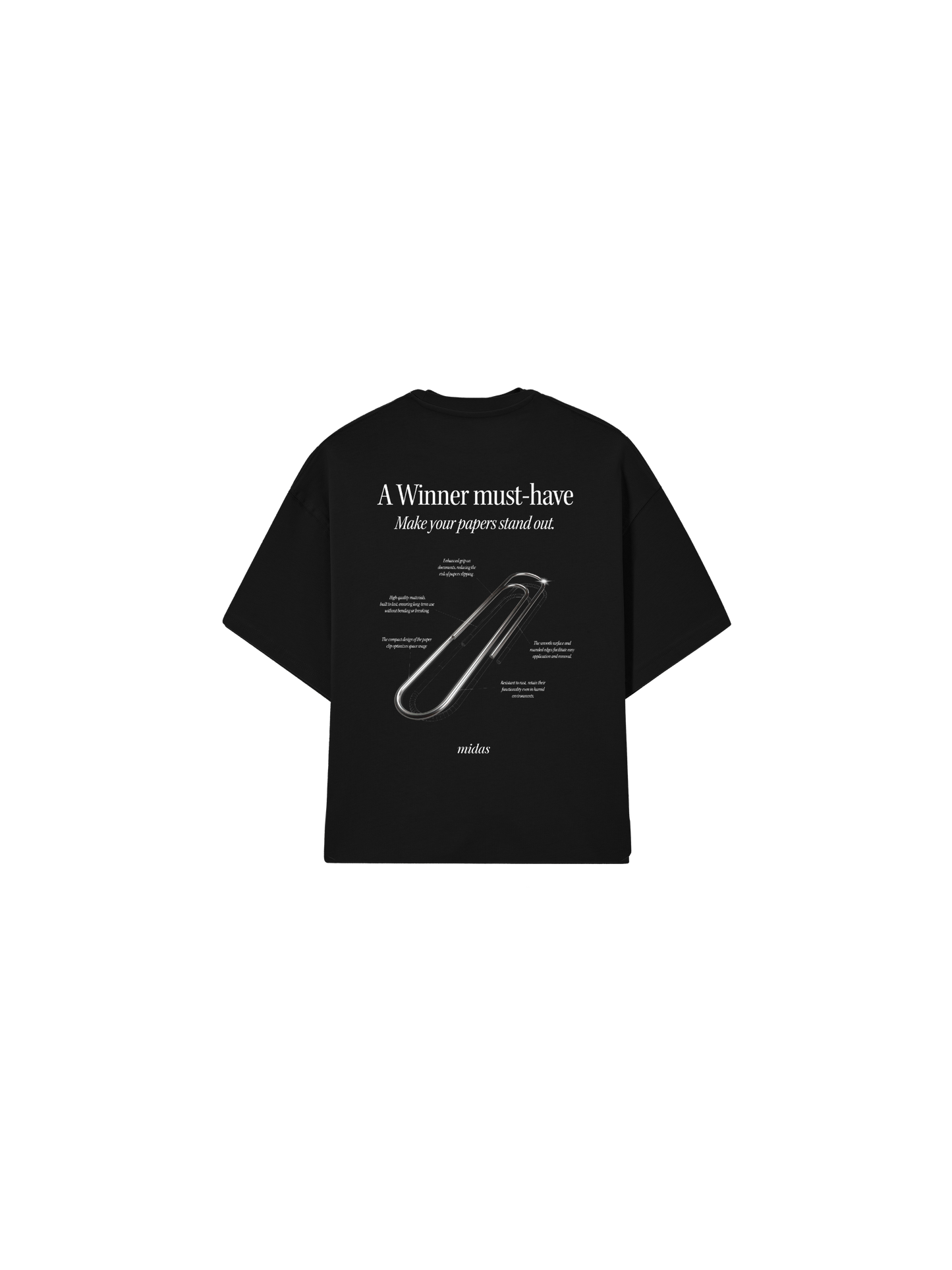 Clips T-shirt "Black"