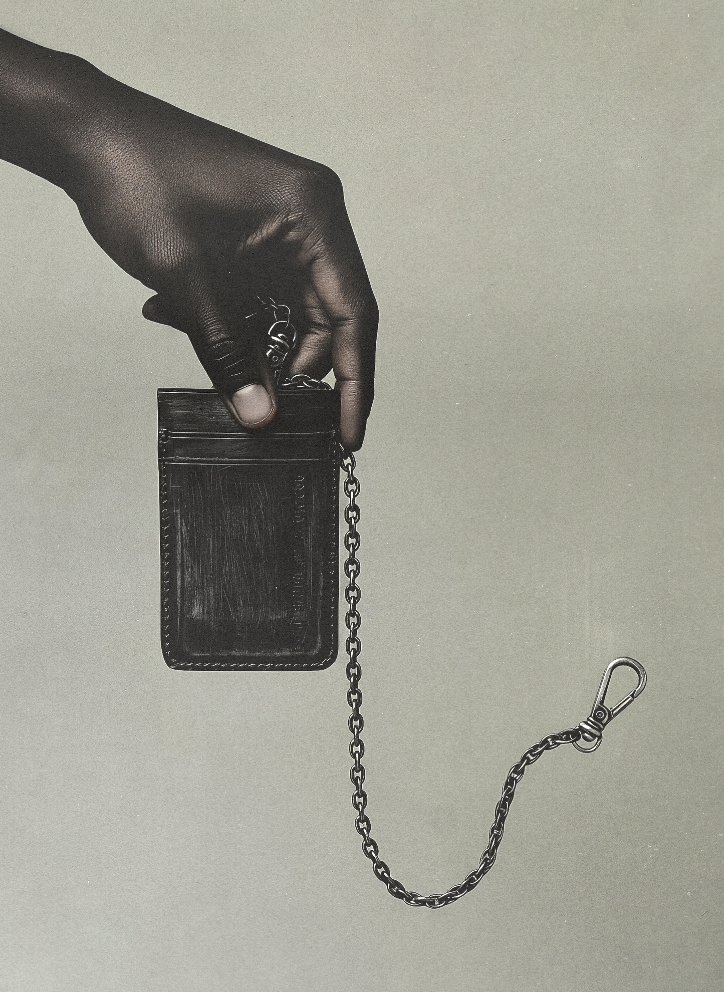 Chain Card Holder "Chalk"