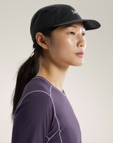 Aerios 5 Panel Cap "BLACK"