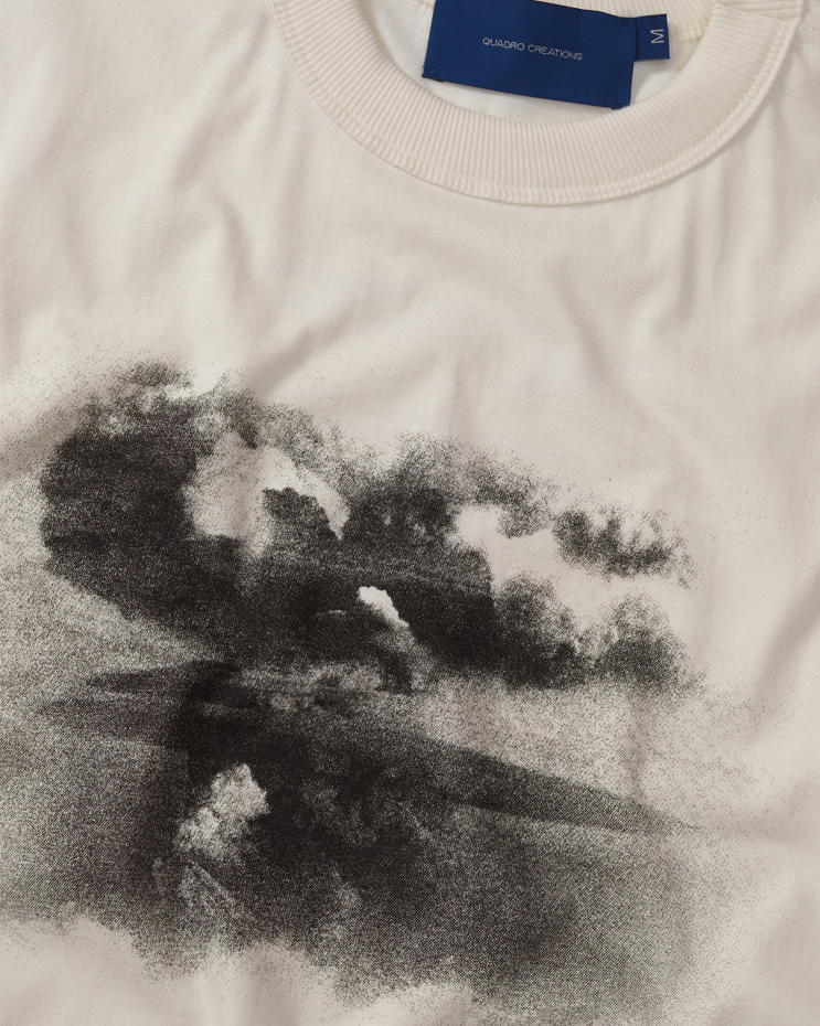 Camiseta 24 de Outubro Boxy "Off White"