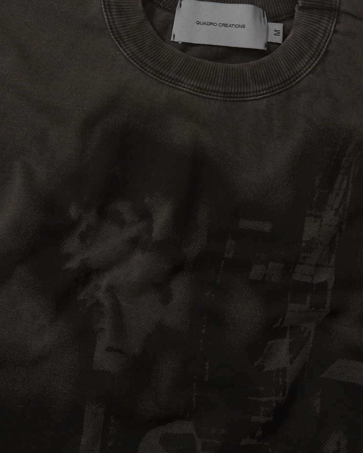 Camiseta Bomba Cidade Boxy "Stoned Preto"