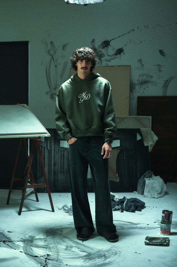 MDT Boxy Hoodie "Quartz Green"