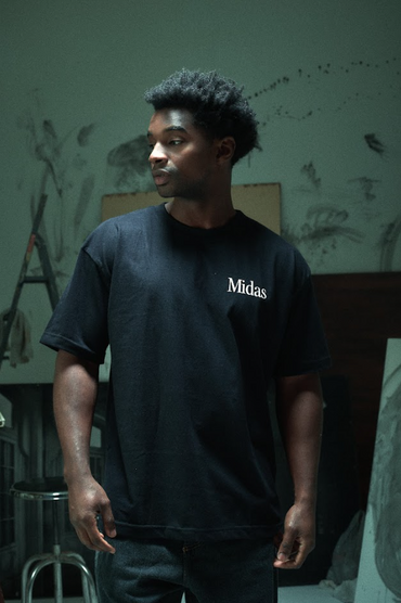 Clips T-shirt Oversized "Black"