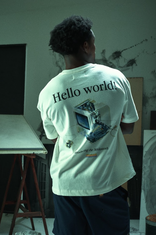 Midastosh Boxy T-shirt "Off-White"