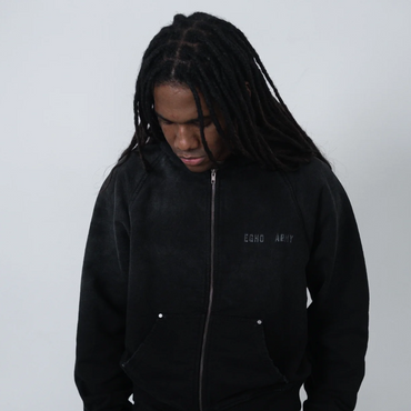 UNF Zip Hoodie "Black"