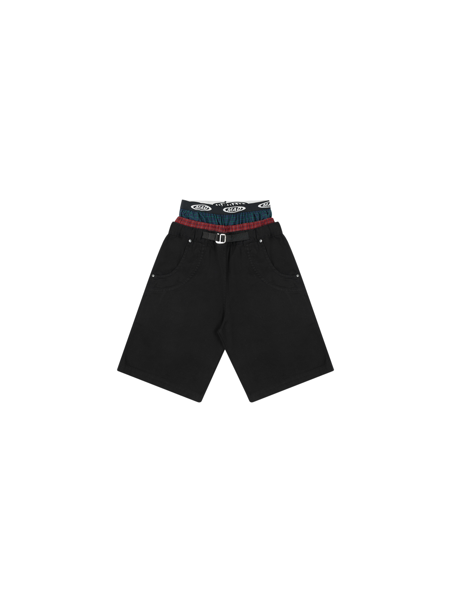 Bermuda Tripla "Preto/Xadrez"