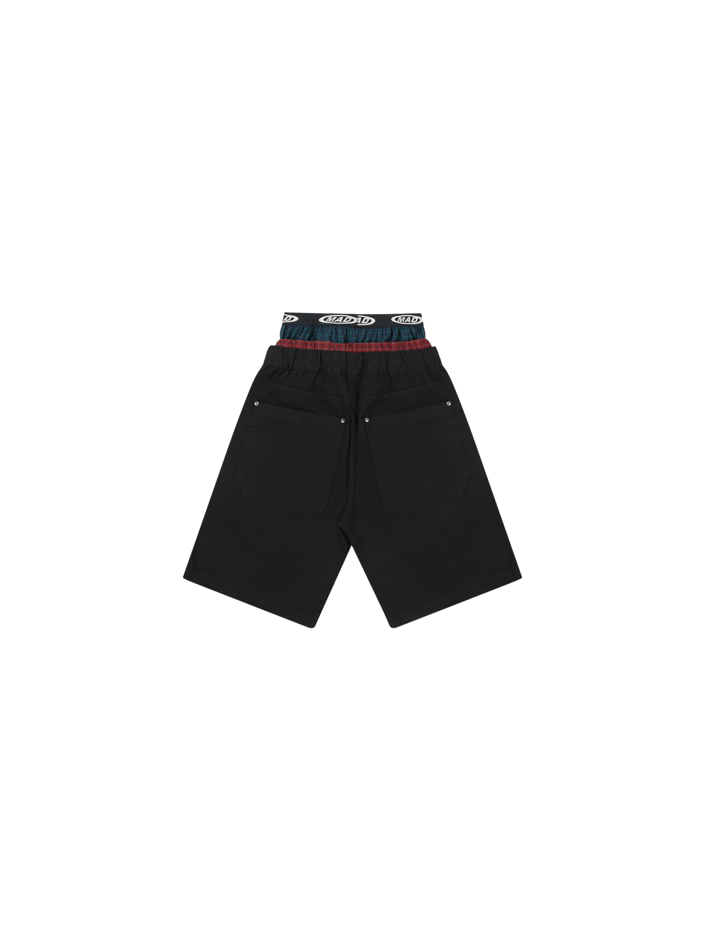 Bermuda Tripla "Preto/Xadrez"