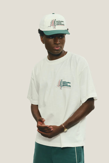 Camiseta Oversized Boxy Running "Off White"