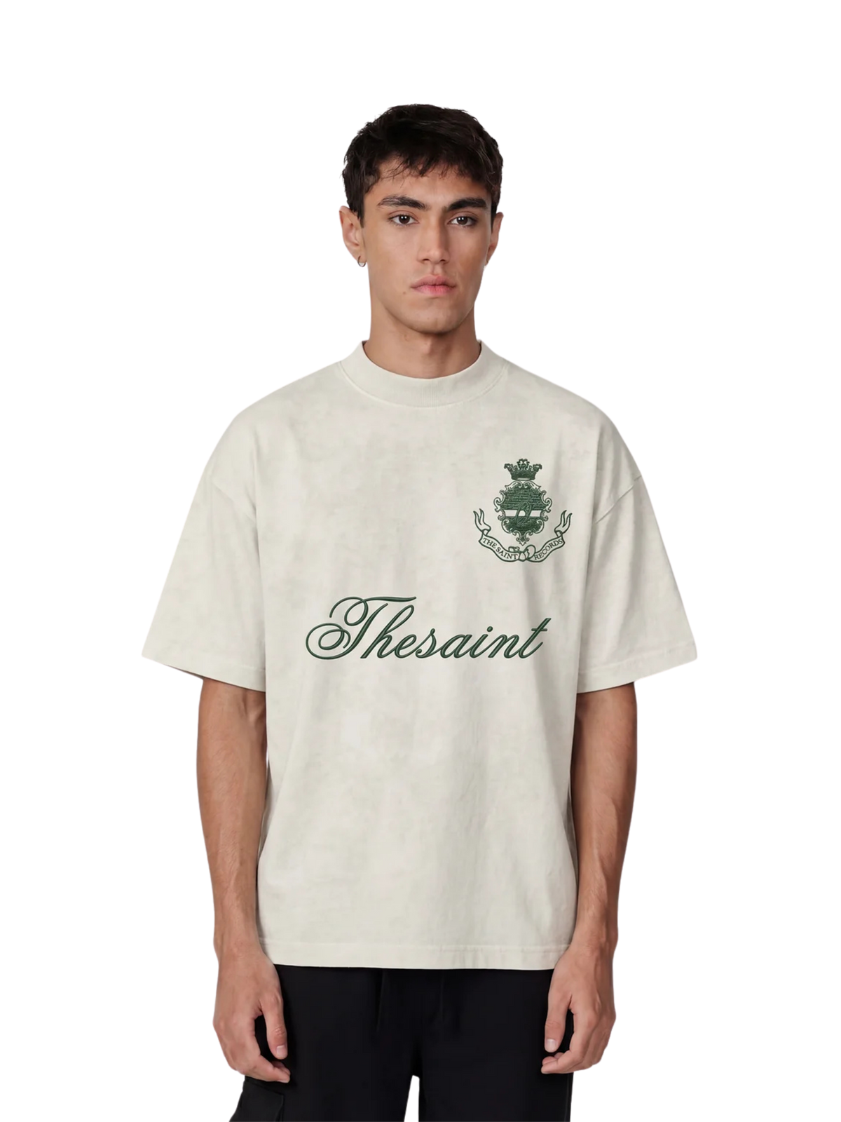 T-Shirt Oversized Label Classic "Off White"