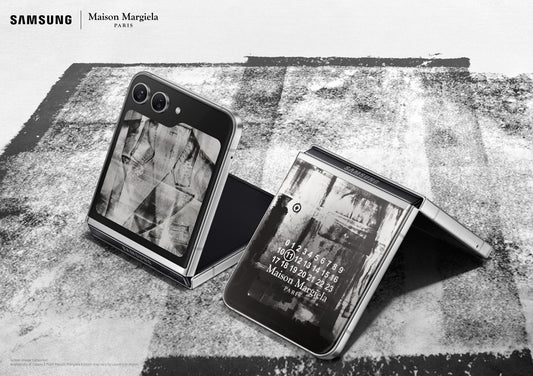 Samsung e Maison Margiela em colaboração exclusiva do Galaxy Z Flip 5