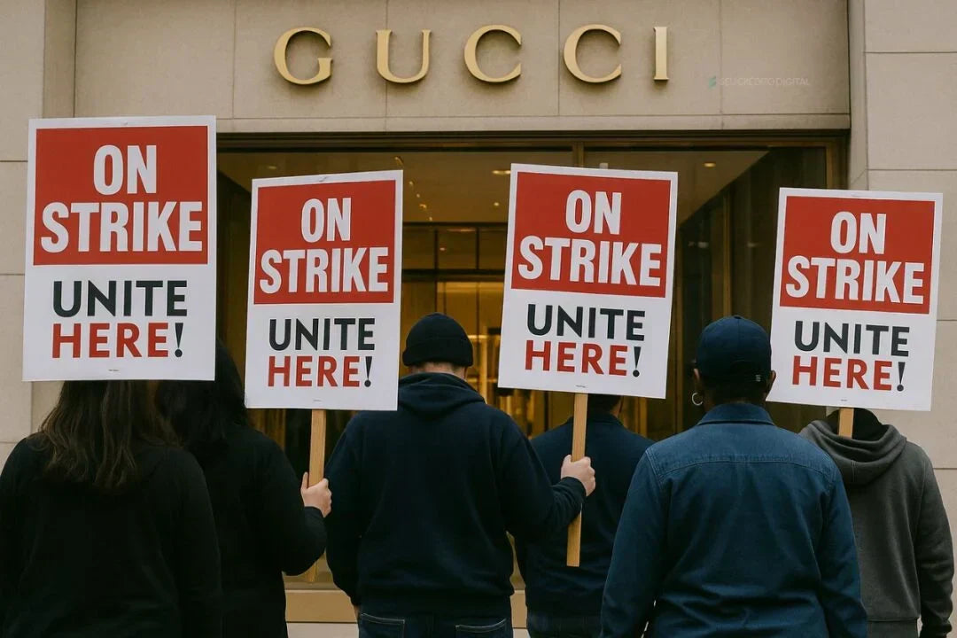 Funcionários da Gucci ameaçam greve por falta de pagamento
