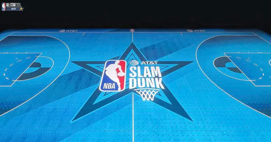 A quadra de LED interativa do NBA All-Star Game