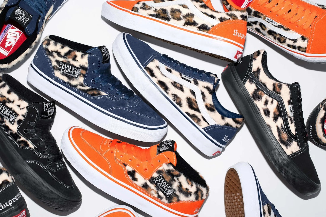 Supreme e Vans juntas na coleção “Leopard”