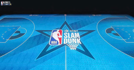 A quadra de LED interativa do NBA All-Star Game - THE GAME