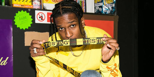 A$AP Rocky faz performance artística ao vivo no LAB RAT