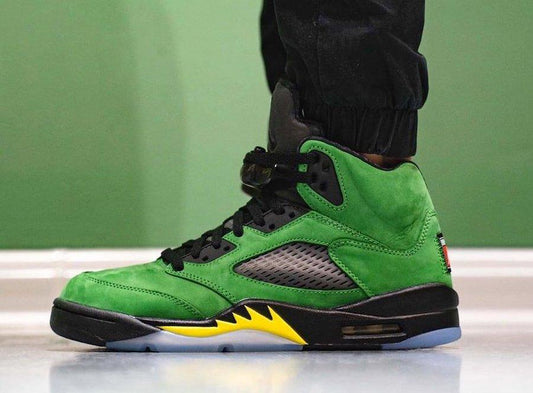 Air Jordan 5 Apple Green é a nova versão inspirada nos Oregon Ducks - THE GAME