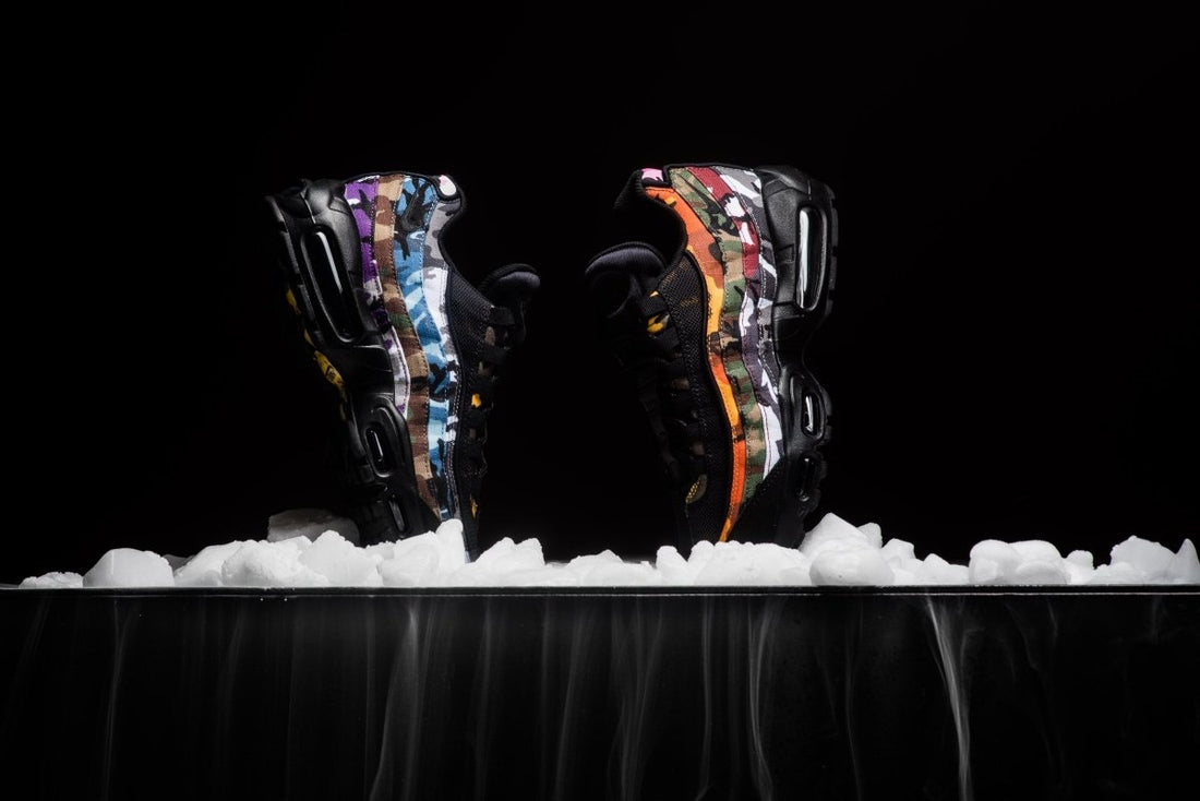 Air Max 95 Erdl Party "Multi-Color Black" desembarca no Brasil - THE GAME