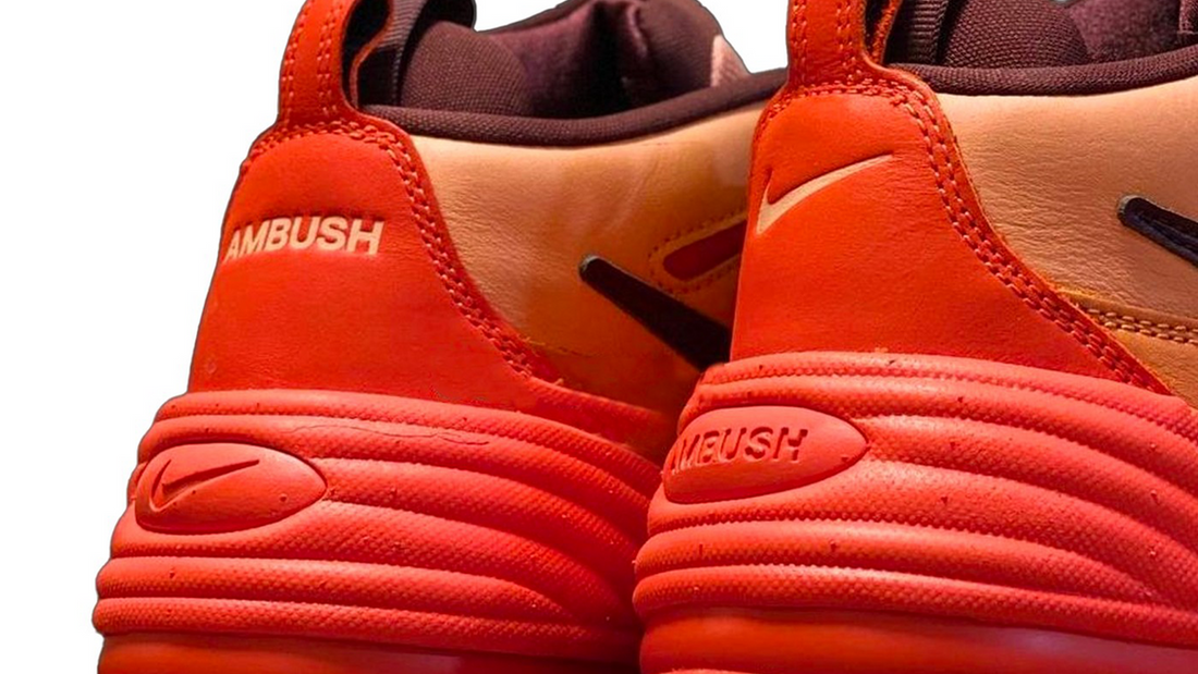 Collab AMBUSH x Nike Air Adjust Force terá versões “Orange” e “Blue”